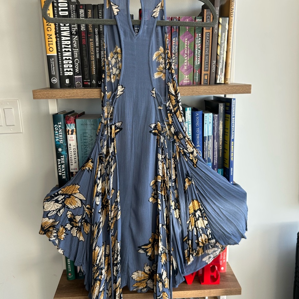 Free People -Floral Sleeveless Dress - Picture 6 of 9